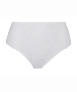 ANTIGEL DE LISE CHARMEL Slip Haut Blanc Tressage Graphic Antigel