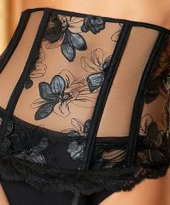 Galbe-taille Sexy Lise Charmel De La Collection Lingerie De Charme Glamour Couture. -SOUTIEN-GORGE Soldes Boutique Galbe taille Lise Charmel Glamour Couture noir ACH4807 NO fashion 1