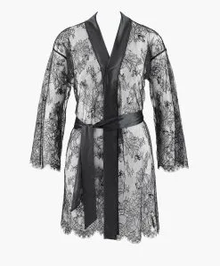 Kimono Aubade De La Collection Histoire D'un Soir. 11 Kimono Aubade De La Collection Histoire D'un Soir. -SOUTIEN-GORGE Soldes Boutique Kimono histoire d un soir Aubade noir RZ65 NOIR 4