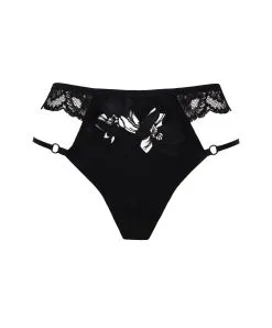 Mini-string Sexy Lise Charmel De La Collection Lingerie De Charme Glamour Couture. -SOUTIEN-GORGE Soldes Boutique Mini string Lise Charmel Glamour Couture noir ACH0907 NO 10