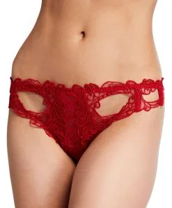 Tanga Super Sexy Rouge De La Collection Permanente Soir De Venise Par Lise Charmel.