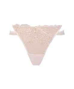 Mini-string Sexy De La Nouvelle Ligne De Lingerie Sexy Rose De Venise Par Lise Charmel. -SOUTIEN-GORGE Soldes Boutique Mini string sexy Lise Charmel Rose de Venise desir venise rose poudre ACH0921 DV 10