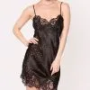 Nuisette Charme En Soie Et Viscose Collection De Lingerie Permanente Dressing Floral De Chez Lise Charmel, Coloris Noir.  -SOUTIEN-GORGE Soldes Boutique Nuisette charme Lise Charmel Dressing Floral noir ALC1088 NO 501
