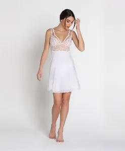 Nuisette Charme Collection De Lingerie Blanche Féérie Couture Par Lise Charmel. -SOUTIEN-GORGE Soldes Boutique Nuisette charme Lise Charmel Feerie Couture blanc ALH1074 BL 506