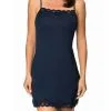 ANTIGEL DE LISE CHARMEL Nuisette à Bretelles Fines Collection Homewear Simply Perfect En Coloris Bleu Marine De Chez Antigel Par Lise Charmel. -SOUTIEN-GORGE Soldes Boutique Nuisette fines bretelles Antigel de Lise Charmel Simply perfect bleu marine ENA1406 BM 1