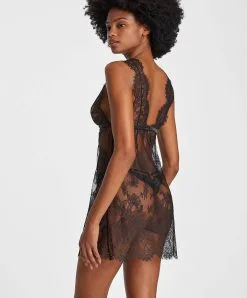 Nuisette Aubade De La Collection Histoire D'un Soir. -SOUTIEN-GORGE Soldes Boutique Nuisette histoire d un soir Aubade noir RZ40 NOIR 2