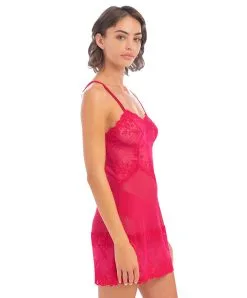 Nuisette Sexy Wacoal Collection Embrace Lace Coloris Persian Red. -SOUTIEN-GORGE Soldes Boutique Nuisette sexy Wacoal Embrace lace persian red rouge WA814191 615 2