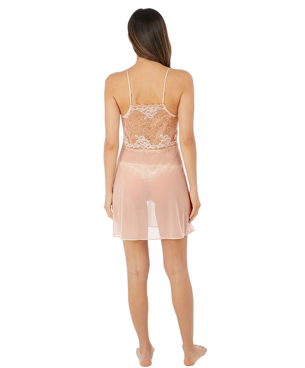 Nuisette Sexy Wacoal De La Collection Lace Perfection, Coloris Café Crème (=peau Et Détails Ivoires). 4 Nuisette Sexy Wacoal De La Collection Lace Perfection, Coloris Café Crème (=peau Et Détails Ivoires). – Image 2
