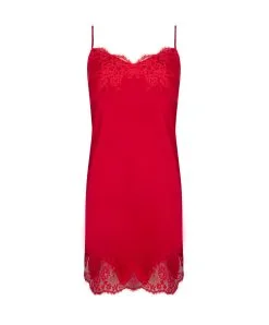 Nuisette Charme En Soie Lise Charmel Collection Splendeur Soie, Coloris Rouge. -SOUTIEN-GORGE Soldes Boutique Nuisette soie charme Lise Charmel Splendeur soie rouge rouge ALC1080 RS 1001
