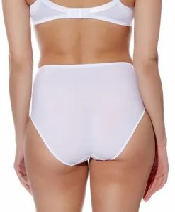 Slip Gainant Taille Haute Wacoal De Chez Erika 6 Slip Gainant Taille Haute Wacoal De Chez Erika -SOUTIEN-GORGE Soldes Boutique PFA862 Slip Ventre Plat Blanc Eglantine Wacoal Dos