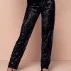 Pantalon En Velours Collection Homewear Velours En Fête Par Antigel De Lise Charmel.  -SOUTIEN-GORGE Soldes Boutique Pantalon en velours Antigel de Lise Charmel velours en fete noir ELH0036 NO fashion 1