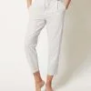 Pantalon Femme à Rayures Quietgrey Stripes Collection Mix And Match De Chez Skiny Bodywear.  -SOUTIEN-GORGE Soldes Boutique Pantalon femme a rayures quietgrey stripes Sleep Mix and Match Skiny rayures grises fond ecru S 080780 S334 1