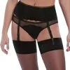 Porte-jarretelles De La Collection Expression De Chez Freya Lingerie. 1 Porte-jarretelles De La Collection Expression De Chez Freya Lingerie. -SOUTIEN-GORGE Soldes Boutique Porte jarretelles Freya Expression noir AA5499 BLK face