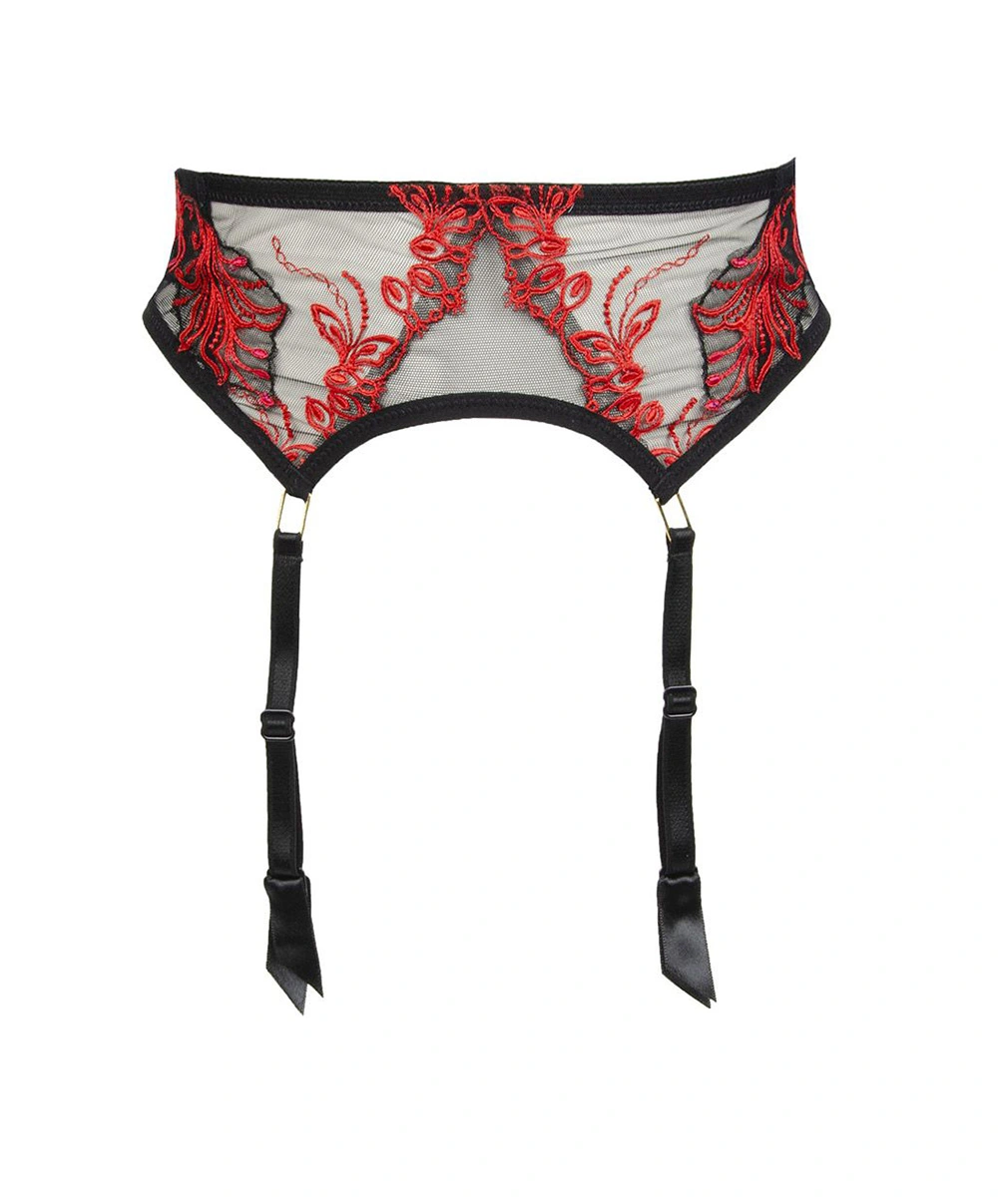 Porte-jarretelles Noir Et Rouge Collection Invitation Sexy De Chez Lise Charmel. 6 Porte-jarretelles Noir Et Rouge Collection Invitation Sexy De Chez Lise Charmel. – Image 4