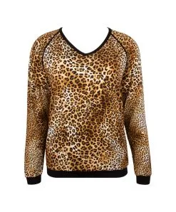 ANTIGEL DE LISE CHARMEL Pull Collection Libre Panthère Coloris Fauve Et Noir De Chez Antigel Par Lise Charmel.