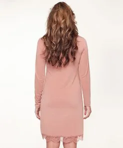 Robe De Nuit "Caffe Latte" Collection Nightwear De Chez Lingadore. -SOUTIEN-GORGE Soldes Boutique Robe de nuit Caffe Latte Lingadore Lingadore nightwear sienna 6907DR 87 LATE 3