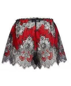 Short Noir Et Rouge Collection Invitation Sexy De Chez Lise Charmel. -SOUTIEN-GORGE Soldes Boutique Short Lise Charmel Invitation Sexy noir et rouge sexy flash ALG0190 SF 102