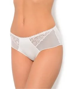ANTINÉA DE LISE CHARMEL Shorty Collection Fashion Guipure De La Marque De Lingerie Antinéa Par Lise Charmel, Coloris Blanc.