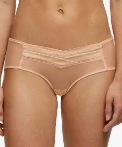 Shorty Chantal Thomass De La Collection Encens'Moi Coloris Beige Doré.