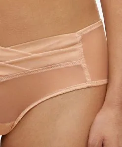 Shorty Chantal Thomass De La Collection Encens'Moi Coloris Beige Doré. -SOUTIEN-GORGE Soldes Boutique Shorty Chantal Thomass Encens moi beige dore chair T00450 01N 2