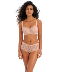 Shorty De La Collection Offbeat Coloris Beige Naturel (=chair=) Par Freya Lingerie.  -SOUTIEN-GORGE Soldes Boutique Shorty Freya Offbeat natural beige chair AA5456 NAE 503