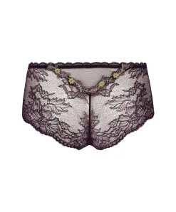 Shorty De La Collection Lingerie De Luxe Dentelle Cashmer Par Lise Charmel. 9 Shorty De La Collection Lingerie De Luxe Dentelle Cashmer Par Lise Charmel. -SOUTIEN-GORGE Soldes Boutique Shorty Lise Charmel Dentelle cashmer emaux cashmer prune ACH0451 EC 11