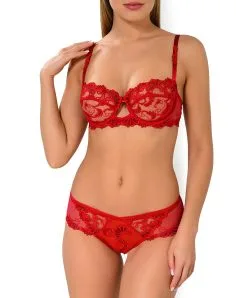 Shorty Collection De Lingerie Permanente Dressing Floral De Chez Lise Charmel, Coloris Dressing Solaire (=rouge). 12 Shorty Collection De Lingerie Permanente Dressing Floral De Chez Lise Charmel, Coloris Dressing Solaire (=rouge). -SOUTIEN-GORGE Soldes Boutique Shorty Lise Charmel Dressing Floral dressing solaire rouge ACC0488 DS 3