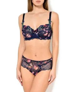 Shorty Transparent De La Collection Fête De Venise Par Lise Charmel. -SOUTIEN-GORGE Soldes Boutique Shorty Lise Charmel Fete de Venise Bleu perou ACG0424 BP ensemble