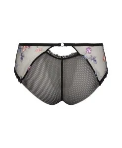 Shorty Lise Charmel Collection Flora Aura, Coloris Aura Pastel (broderie Multicolore Pastel Sur Fond Noir). 13 Shorty Lise Charmel Collection Flora Aura, Coloris Aura Pastel (broderie Multicolore Pastel Sur Fond Noir). -SOUTIEN-GORGE Soldes Boutique Shorty Lise Charmel Flora Aura pastel noir et multicolore ACH0419 AP 11