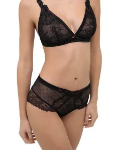 Shorty Sexy Ligne Soirée Libertine De La Marque De Lingerie Française Lise Charmel.  -SOUTIEN-GORGE Soldes Boutique Shorty Lise Charmel Soiree libertine noir ACG0450 NO 3