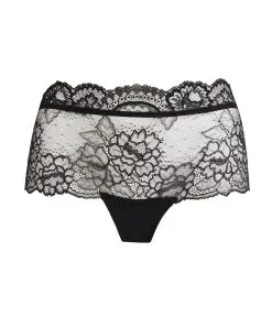 Shorty Ligne Sublime En Dentelle De La Marque De Lingerie Française Lise Charmel.  -SOUTIEN-GORGE Soldes Boutique Shorty Lise Charmel Sublime en dentelle noir ACH0413 NO 101