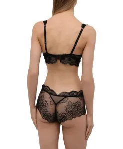 Shorty Ligne Sublime En Dentelle De La Marque De Lingerie Française Lise Charmel.  -SOUTIEN-GORGE Soldes Boutique Shorty Lise Charmel Sublime en dentelle noir ACH0413 NO 504
