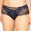 Shorty Lise Charmel Collection Fête Précieuse. 2 Shorty Lise Charmel Collection Fête Précieuse. -SOUTIEN-GORGE Soldes Boutique Shorty Lise Charmel fete precieuse noir et bleu ACG0407 NP