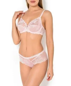 Shorty Collection Fleur Citadine De La Marque De Lingerie Française Lise Charmel.   -SOUTIEN-GORGE Soldes Boutique Shorty Lise Charmel fleur citadine pink rose poudre ACG0421 PC 4