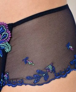 Shorty Collection Forêt Lumière De La Marque De Lingerie Lise Charmel. -SOUTIEN-GORGE Soldes Boutique Shorty Lise Charmel foret lumiere bleu ACG0409 FF details