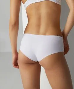Simone Perele Shorty Simone Pérèle Collection De Lingerie Permanente Andora Coloris Blanc.  -SOUTIEN-GORGE Soldes Boutique Shorty Simone Perele Andora blanc 131637 011 2