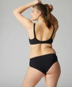 Simone Perele Shorty Simone Pérèle Collection De Lingerie Permanente Bloom Coloris Noir.  -SOUTIEN-GORGE Soldes Boutique Shorty Simone Perele Bloom noir 12Y630 015 09
