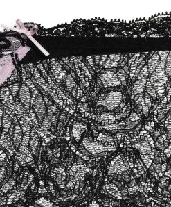 LISE CHARMEL Shorty -SOUTIEN-GORGE Soldes Boutique Shorty Taille Basse Lise Charmel J avoue Rose et noir ACC0485 AR details