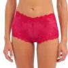 Wacoal Shorty Collection Embrace Lace Coloris Persian Red.  -SOUTIEN-GORGE Soldes Boutique Shorty Wacoal Embrace lace persian red rouge WA067491 615 1