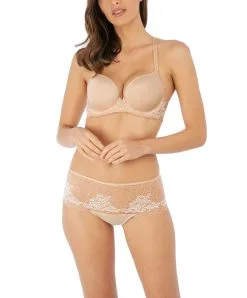 Shorty Wacoal De La Collection Lace Perfection, Coloris Café Crème (=peau Et Détails Ivoires).  -SOUTIEN-GORGE Soldes Boutique Shorty Wacoal Lace Perfection cafe creme chair WE135006 CAC 3