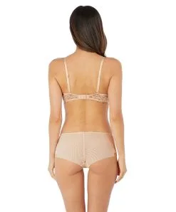 Shorty Wacoal De La Collection Lace Perfection, Coloris Café Crème (=peau Et Détails Ivoires).  -SOUTIEN-GORGE Soldes Boutique Shorty Wacoal Lace Perfection cafe creme chair WE135006 CAC 4