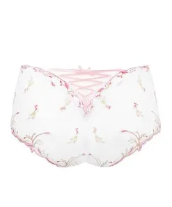 Shorty à Fleurs De La Collection Été Frivole Coloris Blanc Fleuri De Chez Lise Charmel. -SOUTIEN-GORGE Soldes Boutique Shorty a fleurs Lise Charmel Ete Frivole blanc ACH0463 BF ps12