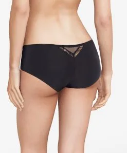 Shorty Couvrant Collection Chic Essential Coloris Noir De Chez Chantelle Paris.  -SOUTIEN-GORGE Soldes Boutique Shorty couvrant Chantelle Chic Essential noir C16G40 011 2
