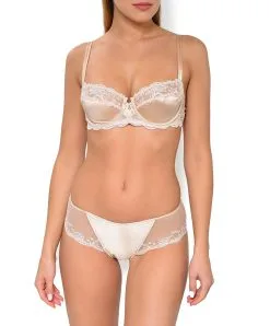 Shorty En Soie De La Collection Splendeur Soie De La Marque De Lingerie Lise Charmel. -SOUTIEN-GORGE Soldes Boutique Shorty en soie Lise Charmel Splendeur soie aurore ACC0480 SR 504