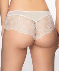Shorty En Soie Emotion Beauté De La Marque De Lingerie Lise Charmel. -SOUTIEN-GORGE Soldes Boutique Shorty en soie Lise Charmel emotion beaute nacre ACS0462 EN 502