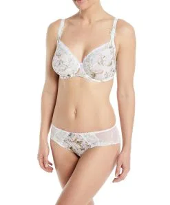 Eprise De Lise Charmel Shorty De La Collection De Lingerie Aura India Par Éprise De Lise  Charmel. -SOUTIEN-GORGE Soldes Boutique Shorty grande taille Aura India blanc exotique Eprise de Lise Charmel blanc BCG0403 BX 3
