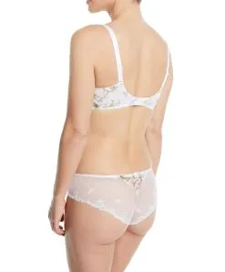 Eprise De Lise Charmel Shorty De La Collection De Lingerie Aura India Par Éprise De Lise  Charmel. -SOUTIEN-GORGE Soldes Boutique Shorty grande taille Aura India blanc exotique Eprise de Lise Charmel blanc BCG0403 BX 4