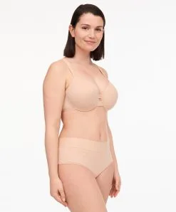 Shorty Sculptant Invisible Collection Smooth Lines De La Marque De Lingerie Chantelle, Coloris Beige Doré (=chair). -SOUTIEN-GORGE Soldes Boutique Shorty invisible sculptant Chantelle Smooth Lines Beige dore C11N40 01N 60
