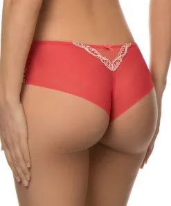 Shorty Rouge En Soie Collection Splendeur Soie De La Marque Lise Charmel Coloris Splendeur Santal.  -SOUTIEN-GORGE Soldes Boutique Shorty rouge en soie Lise Charmel Splendeur Soie santal rouge ACC0480 SA dos