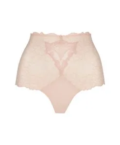Shorty Sexy Ligne Sublime En Dentelle De La Marque De Lingerie Française Lise Charmel, Coloris Rose Sublime. -SOUTIEN-GORGE Soldes Boutique Shorty sexy Lise Charmel Sublime en dentelle rose poudre rose sublime ACH1413 OS 1001